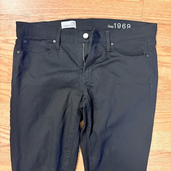GAP 1969 Women's Black Legging Jeans Size 29 L - Picture 3 of 12